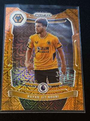 2021-22 Panini Prizm #50 Rayan Ait-Nouri Orange Mojo Prizm