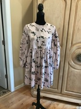 Urban Outfitters Pink Babydoll Mini Dress Size S/P ~NEW