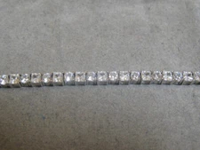 Epiphany Platinum Clad Sterling Silver Cubic Zirconia Tennis Bracelet 