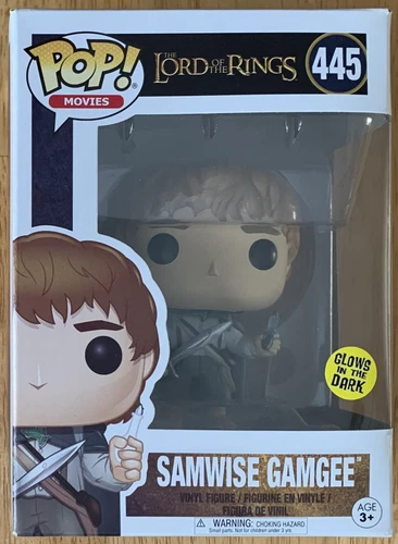 Funko Pop! The Lord of the Rings 445 Samwise Gamgee GITD, New In Unopened Box