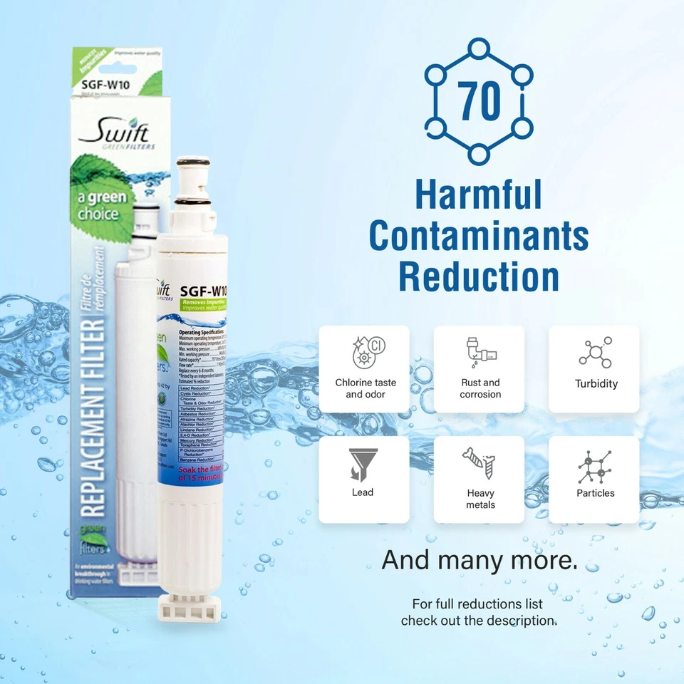 Filtro de repuesto Swift Green para nevera hidromasaje 4396701, EDR6D1 Foto 2 de 4