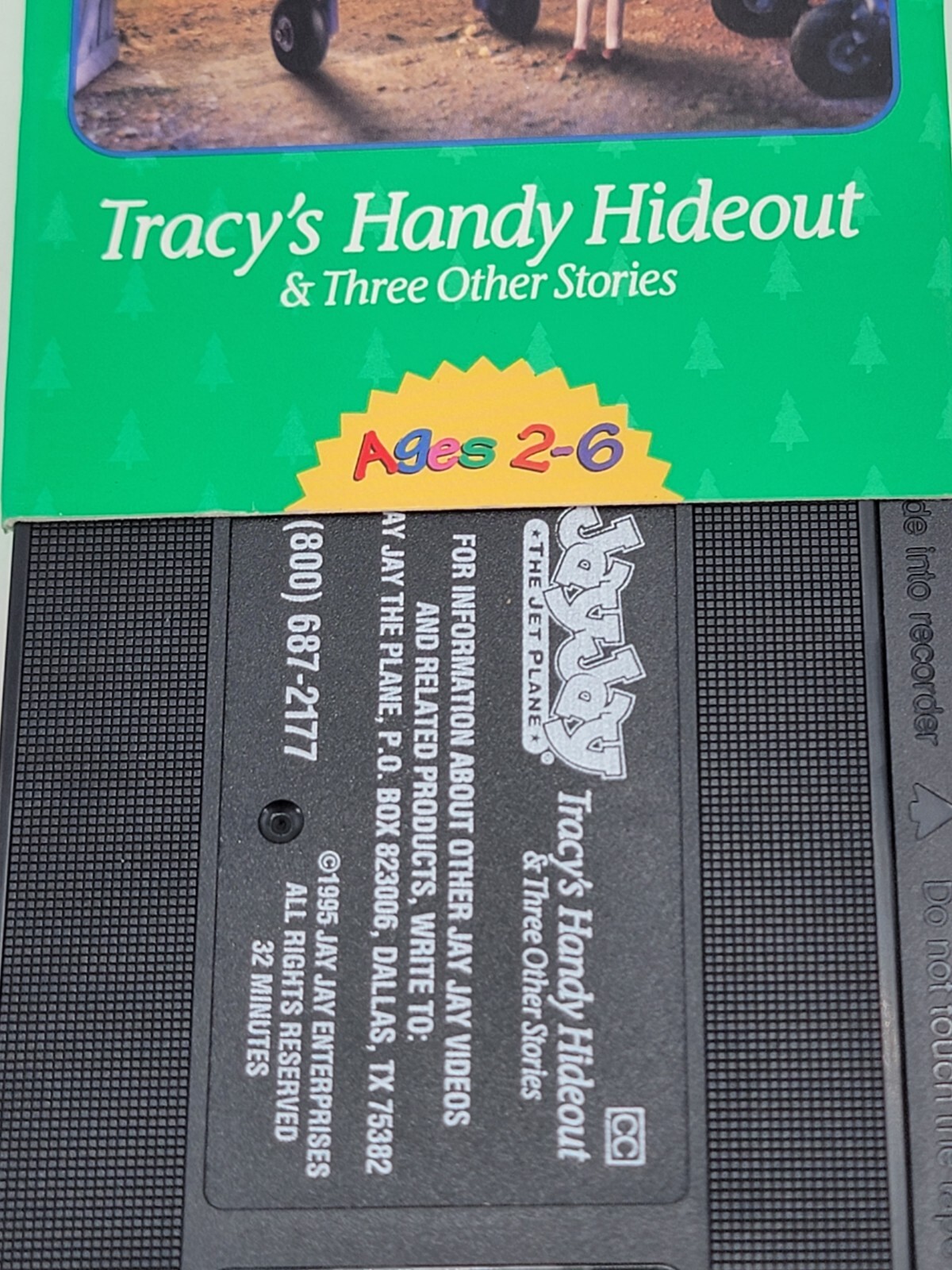 Jay Jay The Jet Plane Tracy's Handy Hideout VHS 1995 ANIMATION RETRO