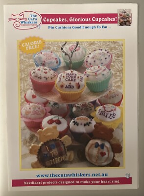 Cat s Whiskers Design Studio Cross Stitch Pattern Cupcakes, Glorious Cupcakes!