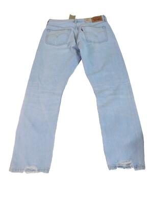 Levi's 501 Womens 28X28 Skinny High Rise Button Fly Distressed