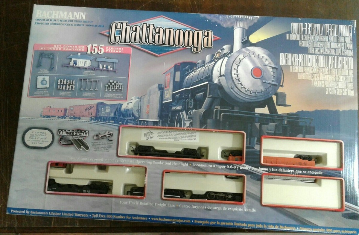 Bachmann E-Z Track System Chattanooga Complete Train Set Bachmann E-Z Track System Chattanooga Complete Train Set