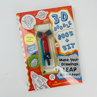 3-D Doodle Book & Kit By Elizabeth Encarnacion - NEW