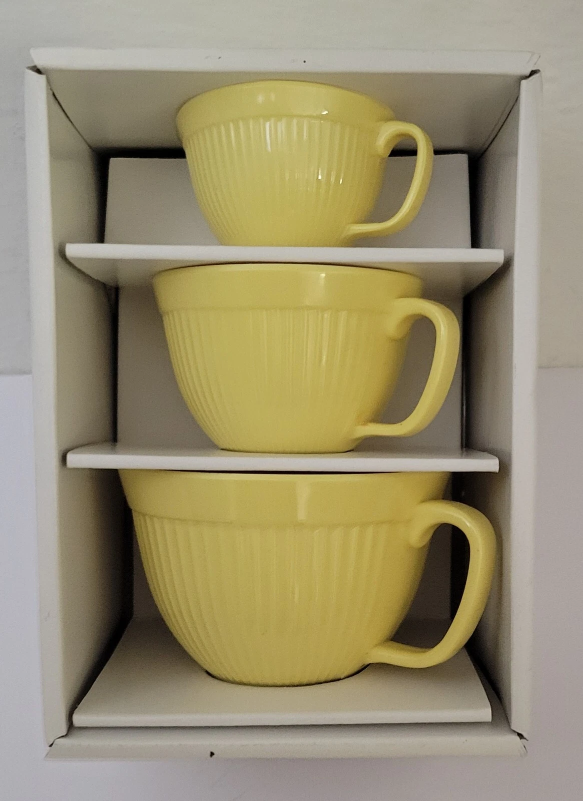 NIB Melamine Yellow Measuring Cups - Set Of 3
Opens in a new window or tab