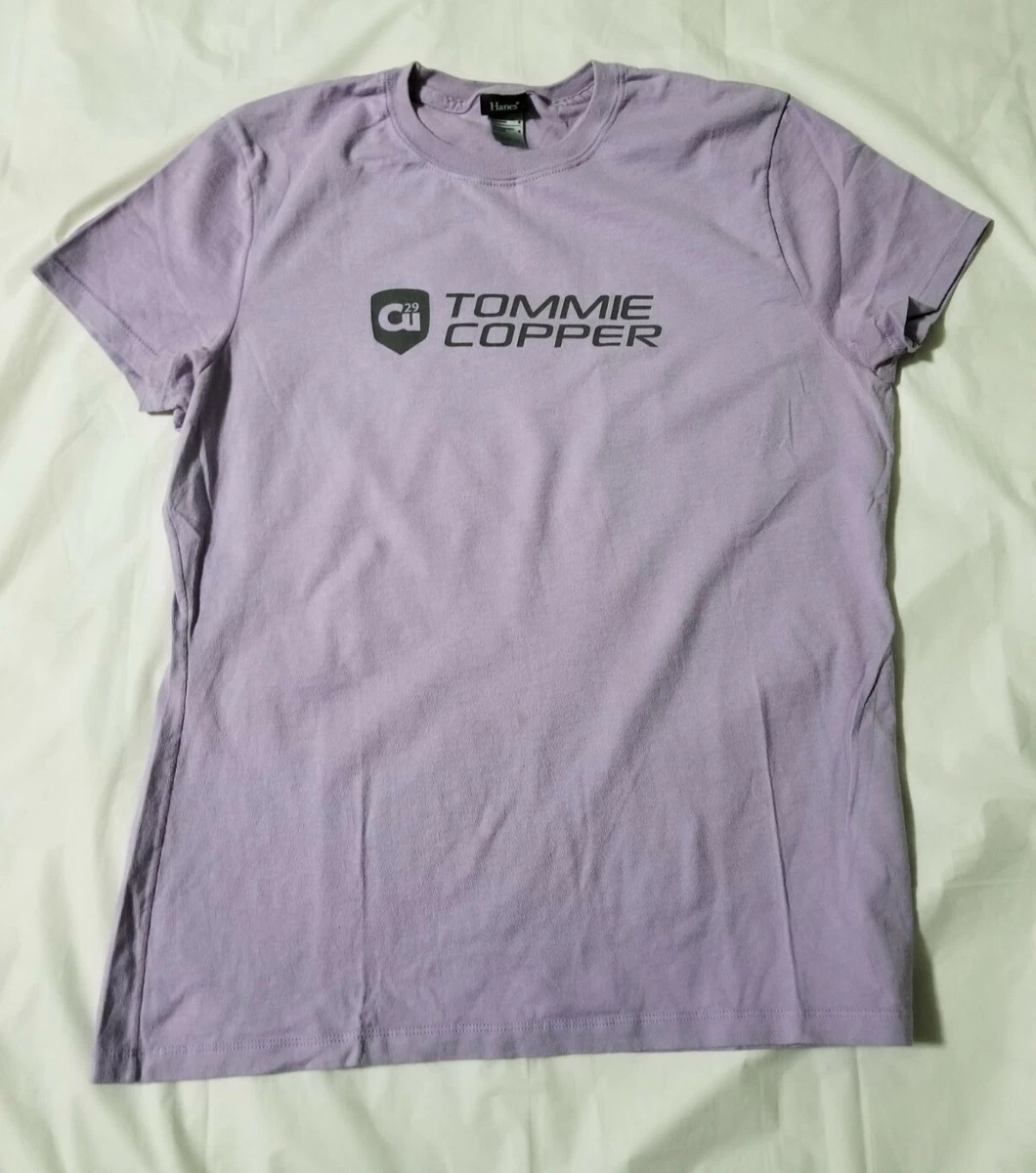 TOMMY COPPER CU 29 PROMO UNISEX LIGHT PURPLE T SHIRT SIZE M NEW WITHOUT TAGS
