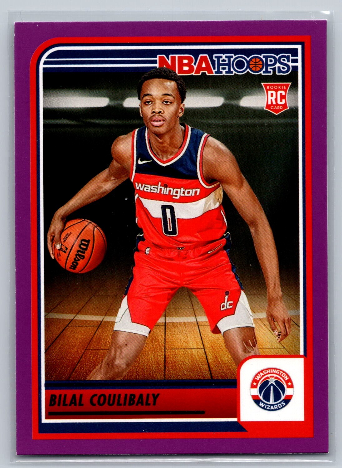 2023-24 Hoops #276 Bilal Coulibaly Purple