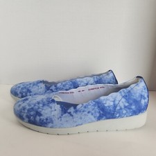 Skechers Cleo Flex Washable Slip-On Wedge Skimmer Spellbind Blue Shibor TieDye 8
