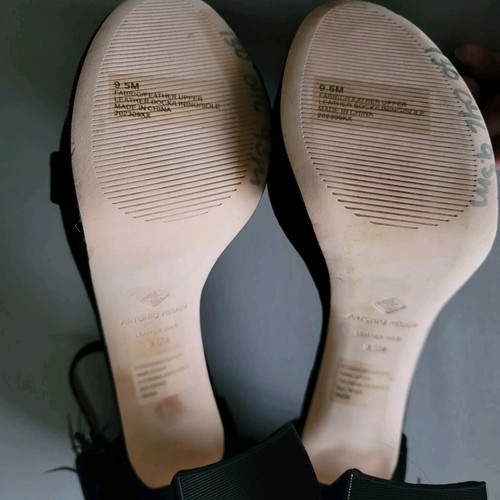 Platform Black Velvet Sandals by Antonio Melani 9.5 M - Picture 12 of 12