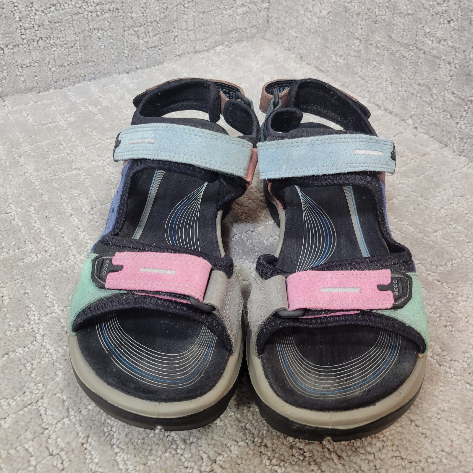 Ecco Yucatan Women's Size 8 US Multicolor Off Road Hiking Sport Sandals