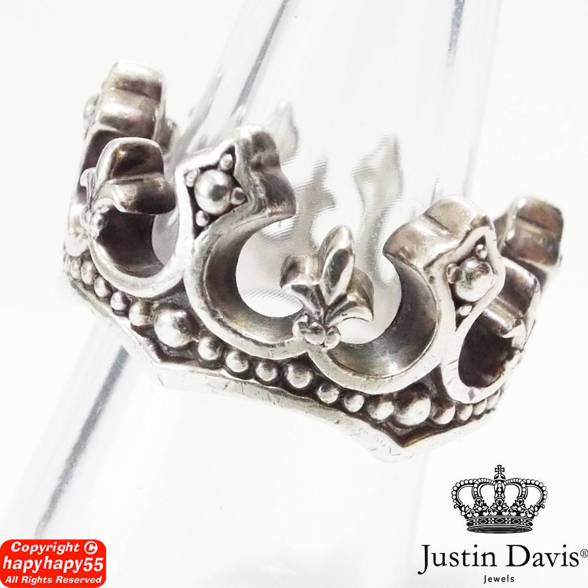 Justin Davis Palace Crown Ring No13 Silver 925 Vivienne Justin Davis Palace Crown Ring No13 Silver 925 Vivienne