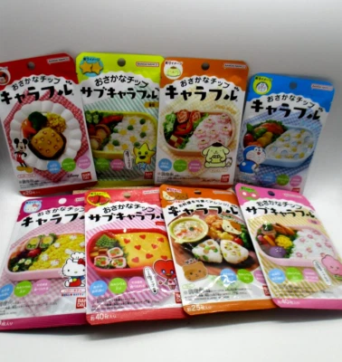 Bandai Charafuru Cute Furikake Edible Topping flower kitty heart cat deco