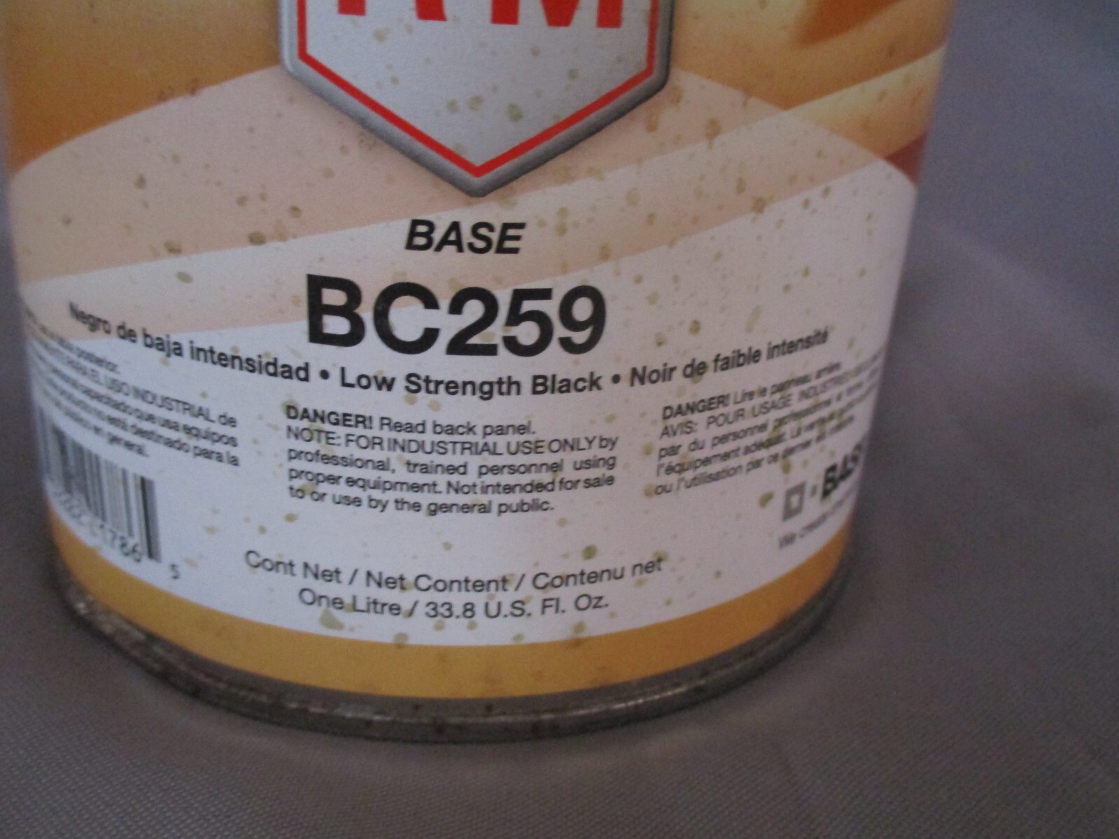 Diamont RM BASF BC259 Base Automotive Paint Low Strength Black NOS eBay