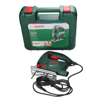 Bosch Stichsäge PST 650   500 W   Elektrosäge für Holz Grün