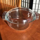 Vintage PYREX Corning de France #457 AA - BLUE 3 QT Casserole Dish w/ Lid #457 K