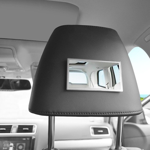 Practical Car Makeup Mirror Sun-Shading Stainless Steel Cosmetic Mirr - Picture 8 of 12