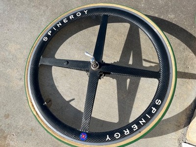Vintage Spinergy Rev X 8, 9, 10 Speed Carbon Clincher Wheels 700c