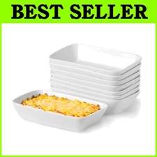 Single Serve Ceramic Baking Dishes 8 Pack