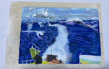 JOHN SINGER SARGENT Drawing on paper (Handmade) signed and stamped mixed media.