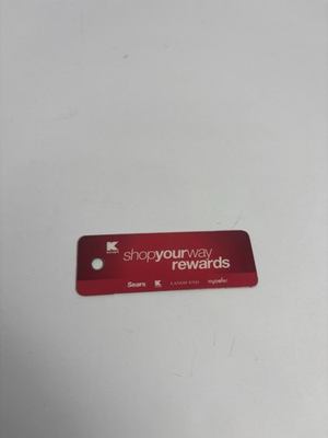 #ad #ad Vintage Kmart Shop Your Way Rewards Card Obsolete Department Store Mem Keychain $5.95