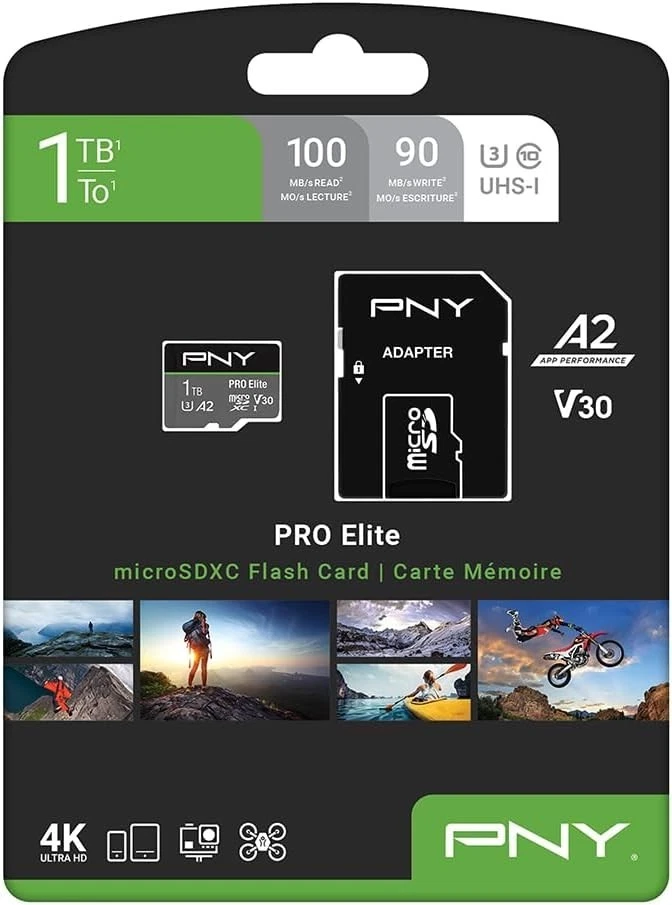 Brand New PNY 1TB PRO Elite Class 10 U3 V30 4K microSDXC Flash Memory Card - Image 4 of 4