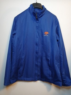 Cutter & Buck Jacket Windbreaker Weathertech Wind & Water-Resistant Blue Size L