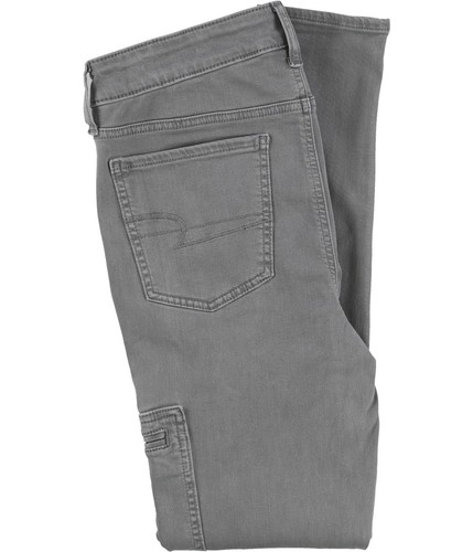 American Eagle Womens Solid Jeggings, Grey, 8 Regular - Picture 3 of 3