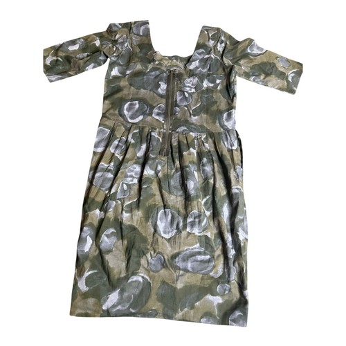 Marni Italian Abstract Print Cotton Midi Dress, Size 6/8 (UK 42) - Picture 2 of 5