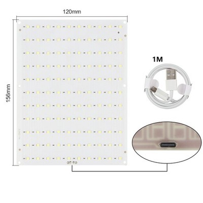 Für 3D Drucker LED Licht Panel für für für BAMBU CMYK USB C Kabel 110 LEDs