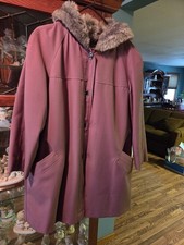 Vintage Womans ILGWU union Made Coat Size 20.5