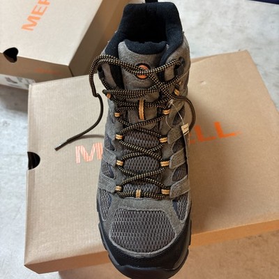 Merrell Men's Size 7 Moab 3 Mid GTX Hiking Boots New Walnut
