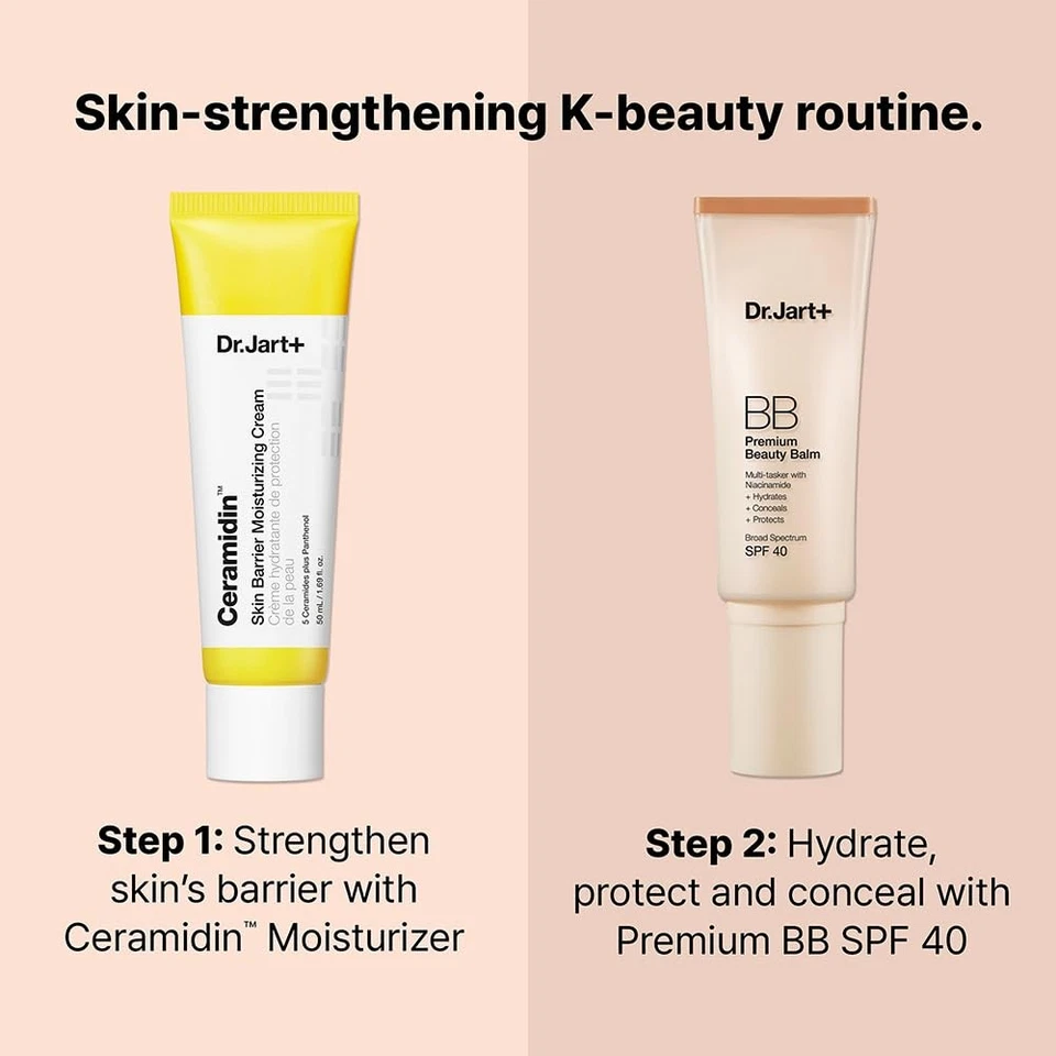 Dr.Jart+ Premium BB Korean Tinted Moisturizer SPF 40| Korean Makeup, Fair-Light, - Image 2 of 2