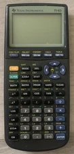 Texas Instruments TI-83 Graphing Calculator UNTESTED no Cover Some Scratches