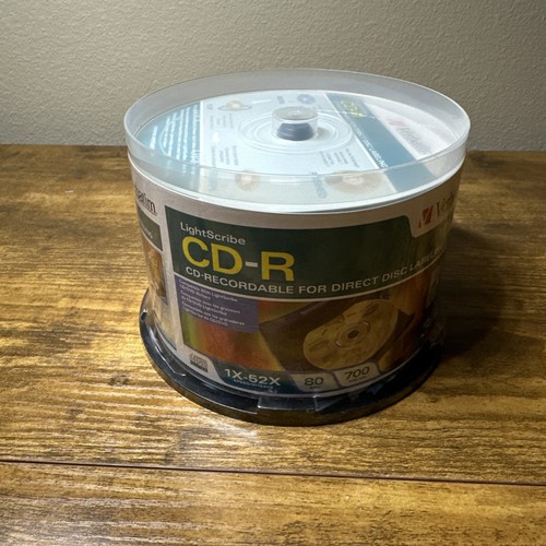 Verbatim Light Scribe CD-R Direct Disc Labeling 1X-52X Speed 700 MB/80 Min READ - Afbeelding 14 van 14