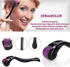 Beard Derma Roller For Hair Loss Beard Growth 0.25MM Titanium Derma Roller micro