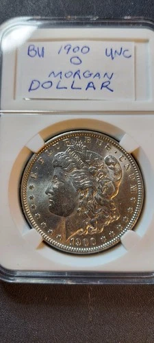 1900-O $1 Morgan Silver Bullion Dollar in BU Brillian UNC  Condition Low Mintge