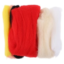Needle Felting Supplies Kits Craft Xmas Santa Claus Crafts Material Wool
