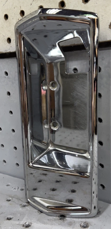 1971 - 1974 Buick Electra Lesabre Riviera Door Handle Backing Trim RH Chrome - Image 2 of 3