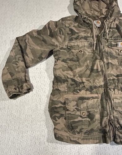 Carhartt Jacke Herren Medium Camo Realtree Active Arbeitsmantel Kapuze - Bild 3 von 14