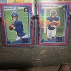2025 Panini Donruss - Rated Rookie Jaxson Dart/ Cam Skattebo Pink Optic