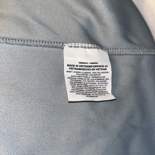 Nike Golf Tour Performance Dri Fit 1/4-Reißverschluss Pullover grau Herren Größe Large - Bild 8 von 9
