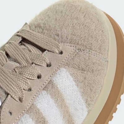 New Adidas Women's Campus 00s Winter Low Mule Shoes - Wonder Beige