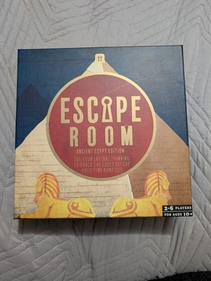 Talking Tables Escape Room Game Ancient Egypt Edition SEALED UNOPENED BOX