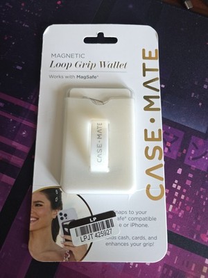 Case-Mate Magnetic Loop Grip Wallet For MagSafe Devices, Holds Cards & Grip Loop