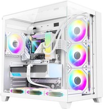 OV403 ATX Mid-Tower PC Case Pre-Installed 4 x 120mm Prism ARGB PWM Fans