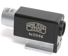 Carl Zeiss Jena Universal finder 436/1 for pre-war Contax I black/chrome 5 cm -