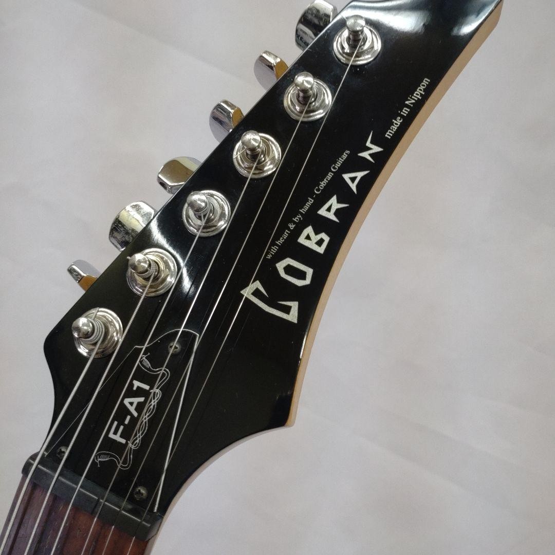 Electric Guitar Cobran F-A1 Black Made in Nippon S/N 507885