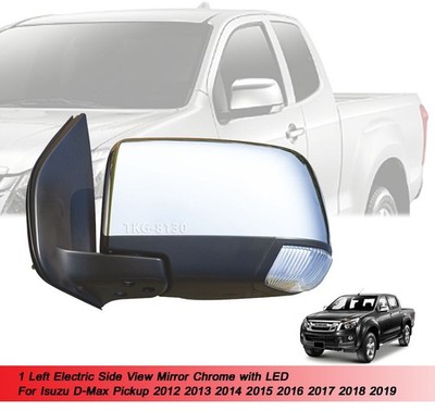 LH elektrischer Seitenspiegel Chrom passend für Isuzu DMax D-Max 2012 2013...
